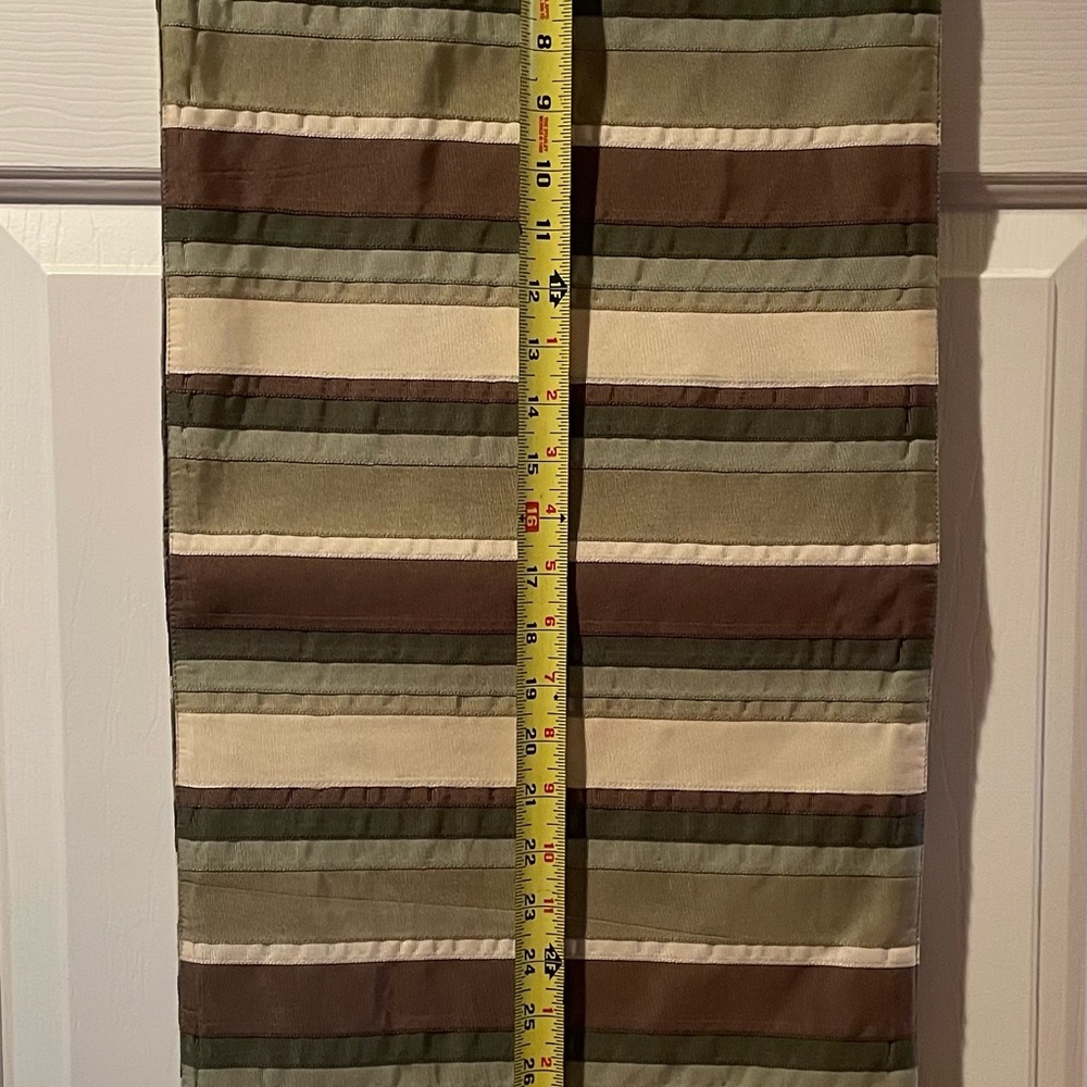 Striped Multi-Color Table Runner